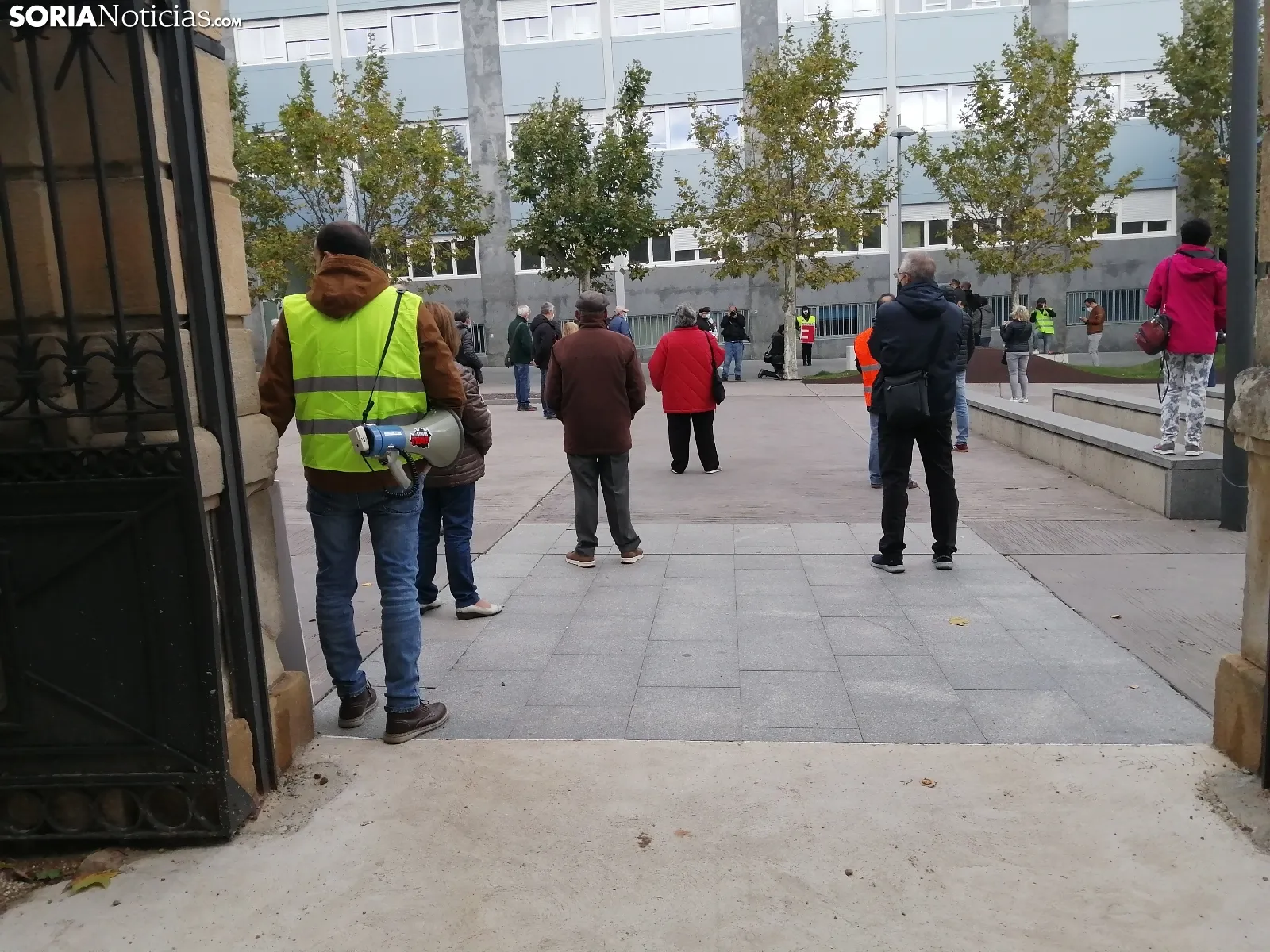 Una imagen del llamamiento hoy de la Soria Ya. /SN