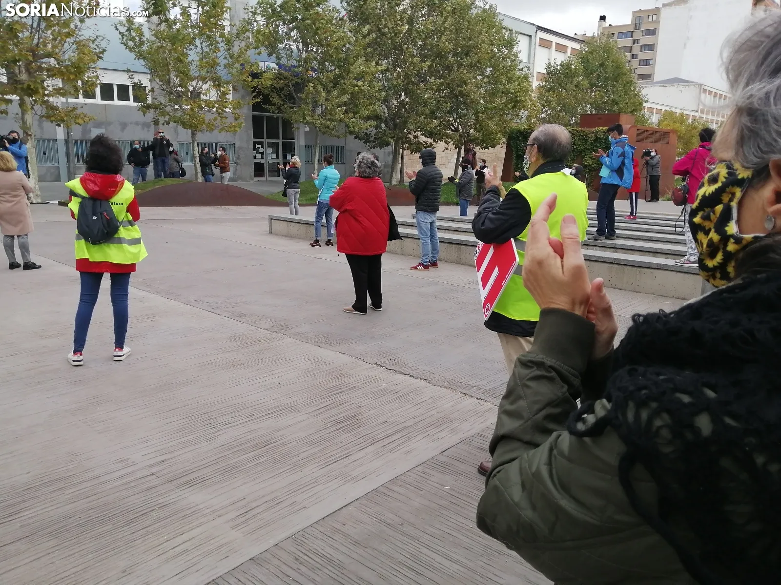 Una imagen del llamamiento hoy de la Soria Ya. /SN