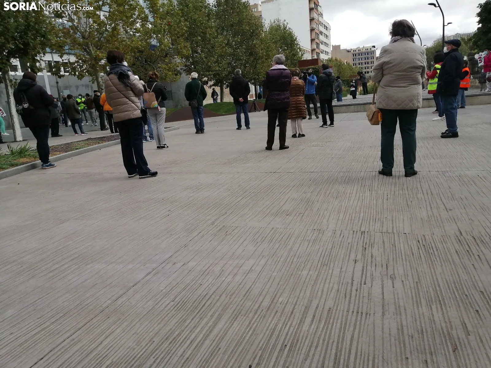 Una imagen del llamamiento hoy de la Soria Ya. /SN