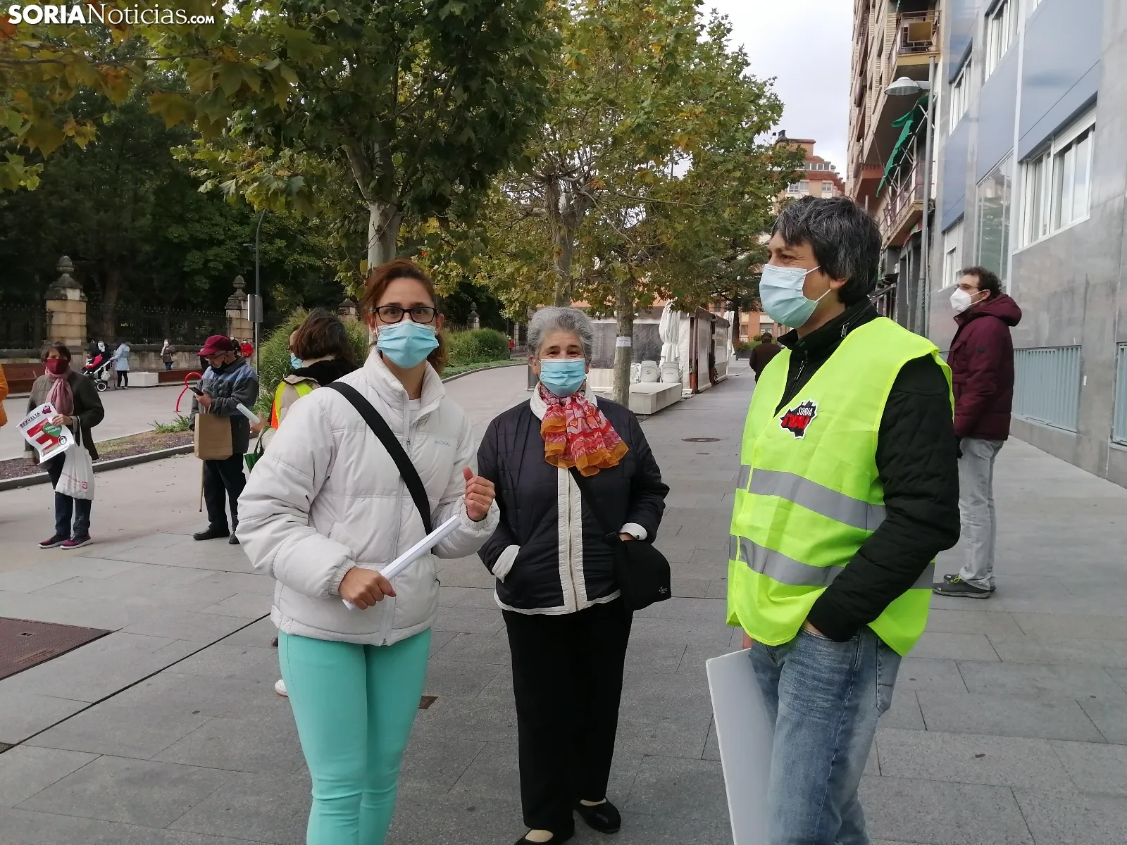 Una imagen del llamamiento hoy de la Soria Ya. /SN