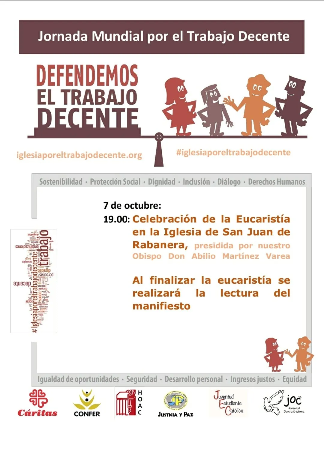 El cartel anunciador de la jornada