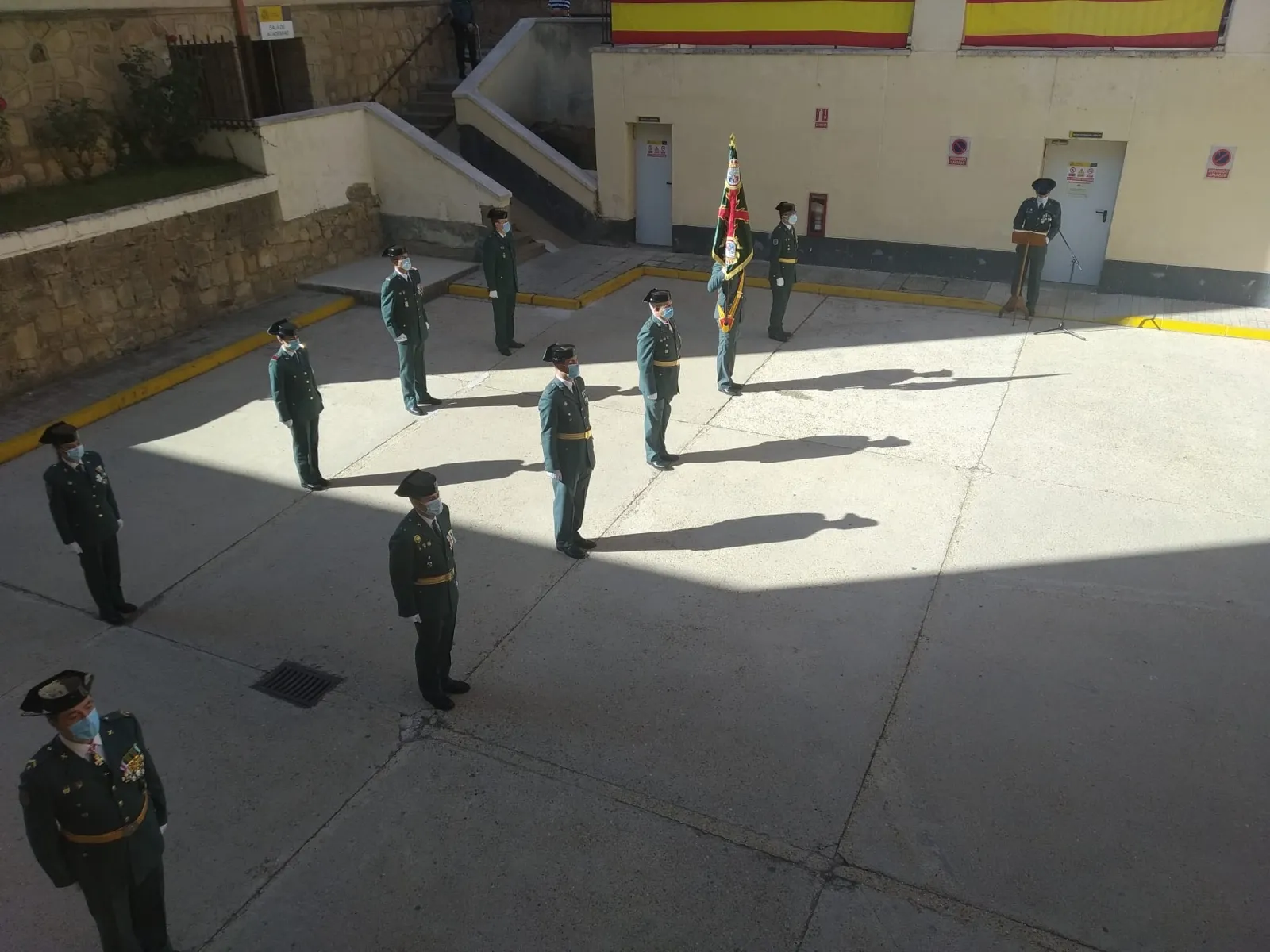 Celebración de la Virgen del Pilar en Soria.