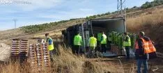 Aciidente de tráfico en la CL-101.