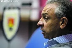 Moisés Israel, presidente del Club Deportivo Numancia, en su entrevista en Soria Noticias. María Ferrer