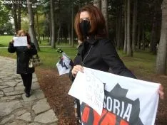 Una imagen de la concentración hoy en la capital soriana. /SN