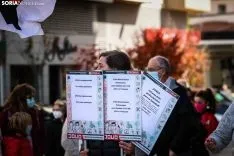 Soria se concentra por la Sanidad. /Viksar Fotografía