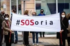 Soria se concentra por la Sanidad. /Viksar Fotografía