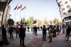 Soria se concentra por la Sanidad. /Viksar Fotografía