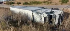 Aciidente de tráfico en la CL-101.