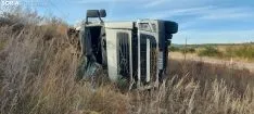 Aciidente de tráfico en la CL-101.
