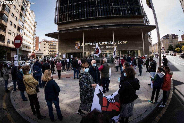 Soria se concentra por la Sanidad. /Viksar Fotografía