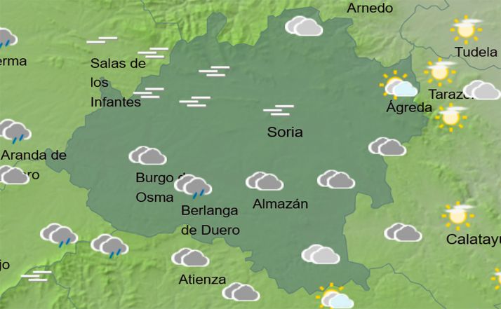 El tiempo en Soria: Van mejorando las temperaturas