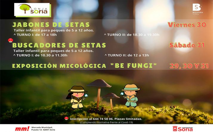 Este viernes concluye el plazo para el concurso fotográfico sobre micología de la Lonja de Soria