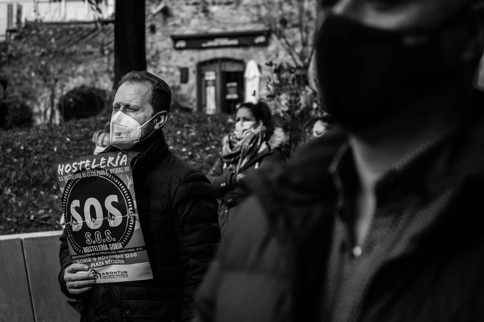 Foto 18 - La protesta de los hosteleros sorianos, en im&aacute;genes