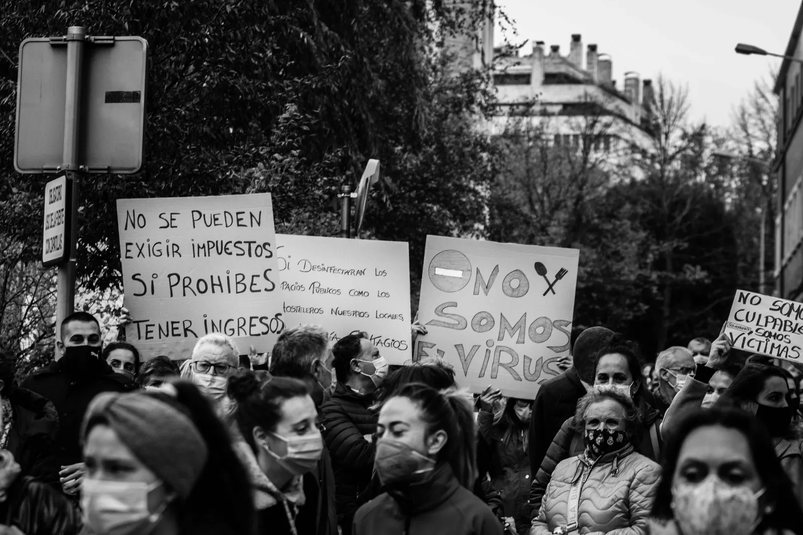 Foto 11 - La protesta de los hosteleros sorianos, en im&aacute;genes