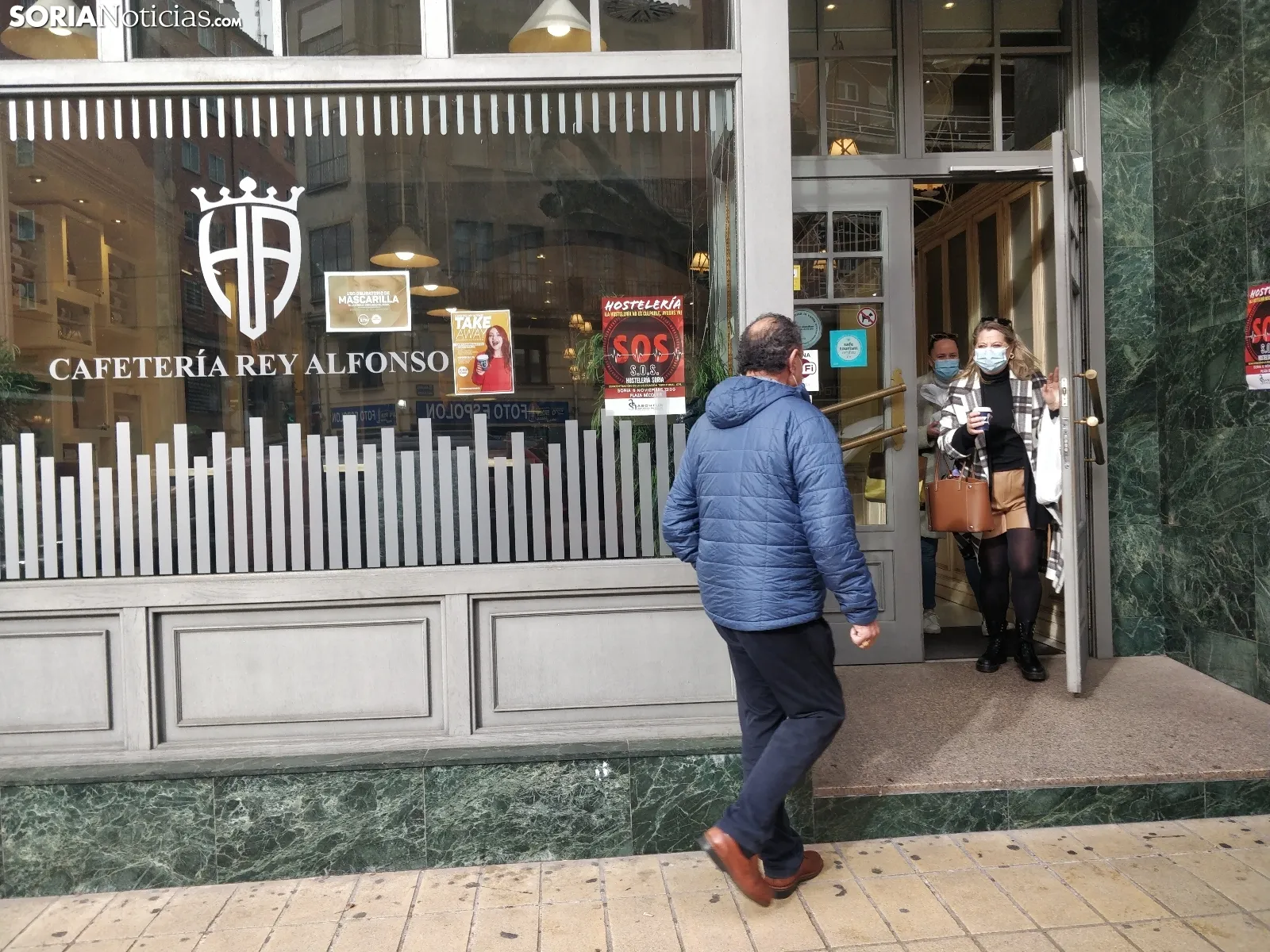 Soria tras el cierre de los bares. SN