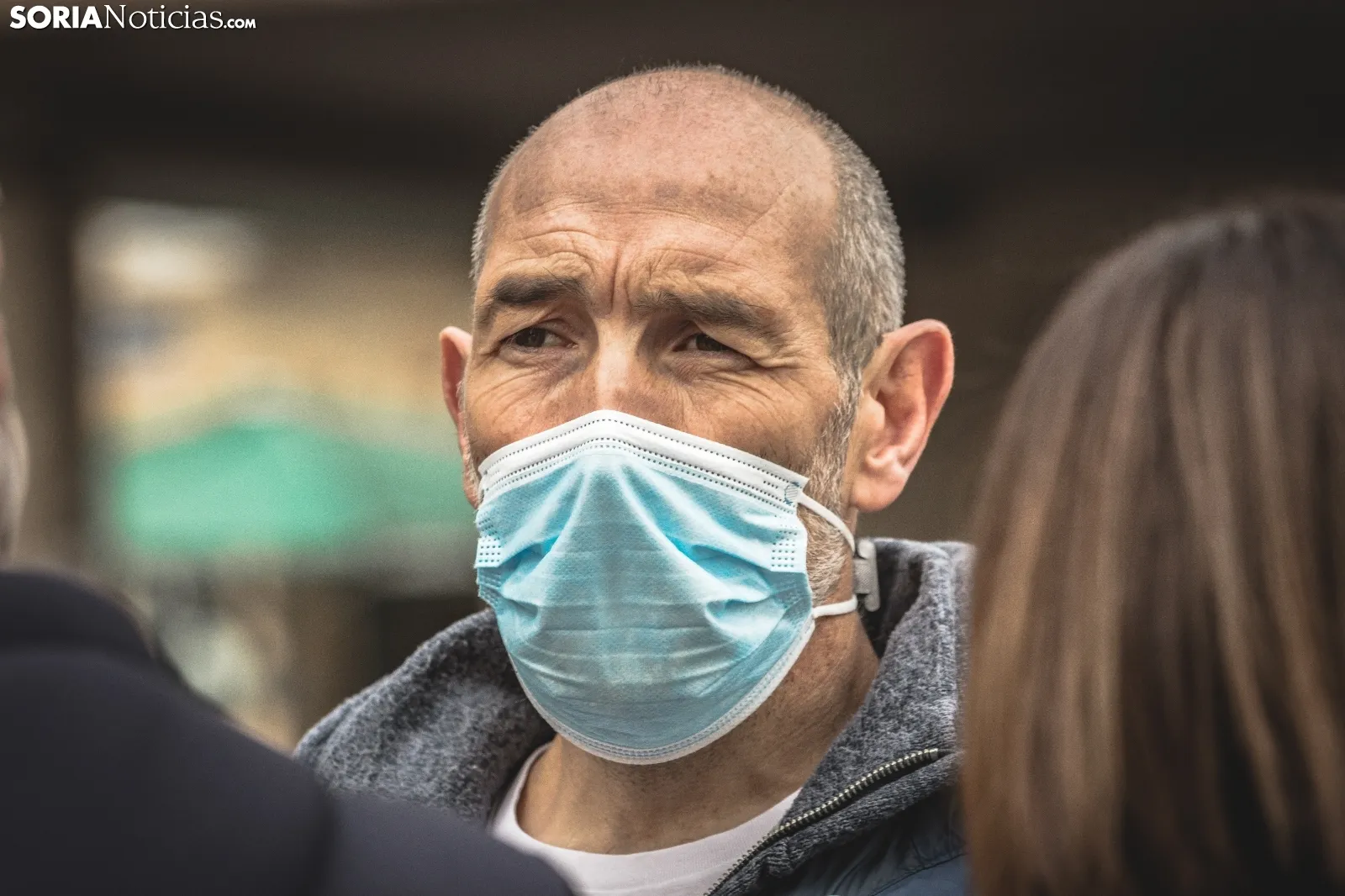 Concentración por la reapertura de los espacios deportivos. /Viksar Fotografía