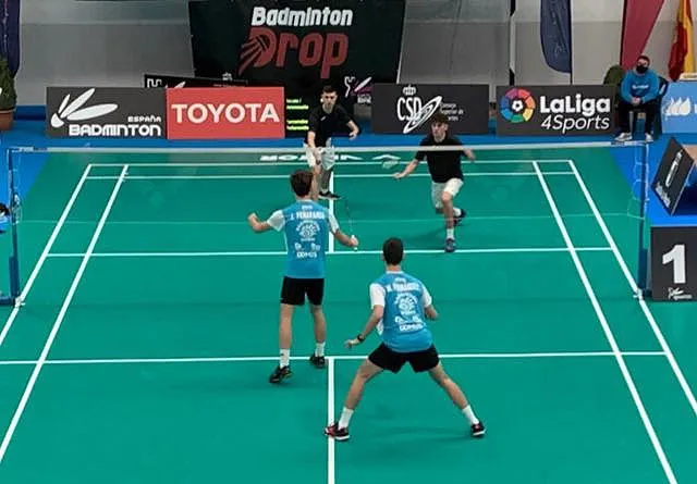 Marcos Fernández y Jorge Peñaranda en uno de sus partidos. 