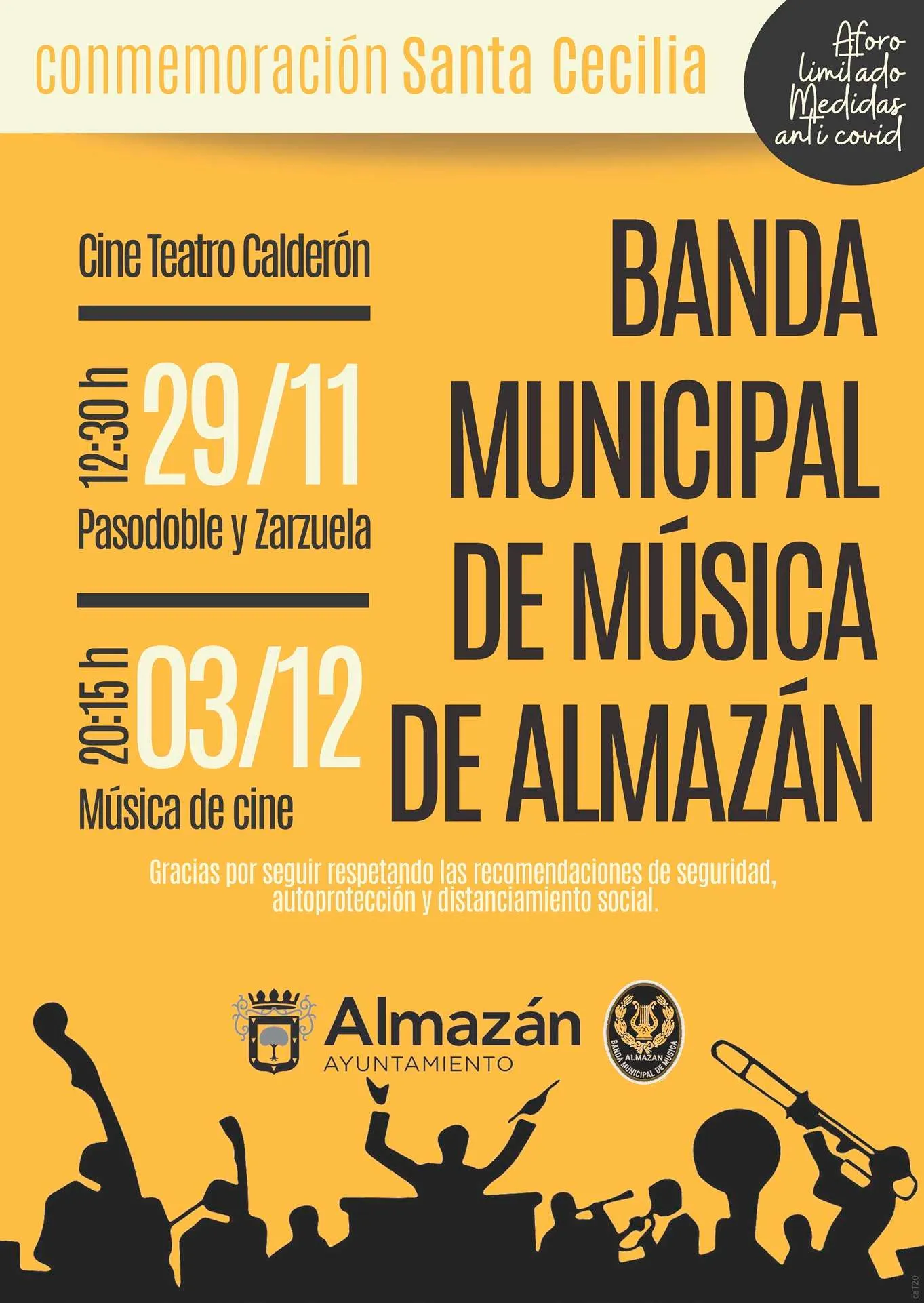 Foto 2 - Almaz&aacute;n honrar&aacute; a Santa Cecilia con dos sesiones de su Banda municipal de m&uacute;sica