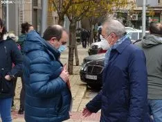 Una imagen de la concentración este viernes. /SN