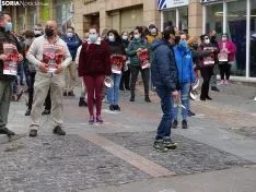 Una imagen de la concentración este viernes. /SN