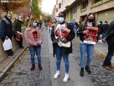 Una imagen de la concentración este viernes. /SN