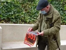 Una imagen de la concentración este viernes. /SN