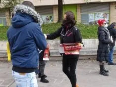 Una imagen de la concentración este viernes. /SN