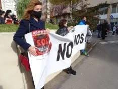 Una imagen de la concentración este viernes. /SN
