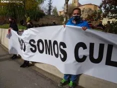 Una imagen de la concentración este viernes. /SN