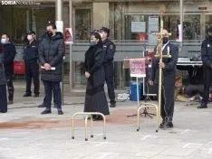Una imagen de la concentración este viernes. /SN