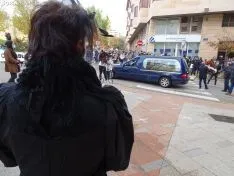 Una imagen de la concentración este viernes. /SN