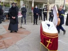 Una imagen de la concentración este viernes. /SN