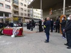 Una imagen de la concentración este viernes. /SN
