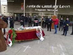 Una imagen de la concentración este viernes. /SN