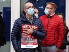 Una imagen de la concentración este viernes. /SN