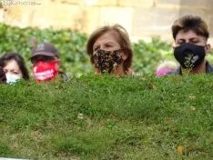 Una imagen de la concentración este viernes. /SN