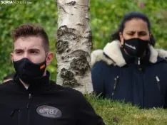 Una imagen de la concentración este viernes. /SN