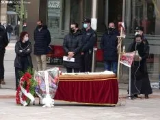Una imagen de la concentración este viernes. /SN
