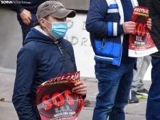 Una imagen de la concentración este viernes. /SN