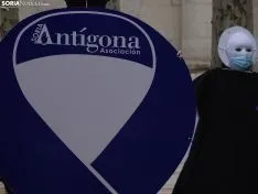 Una imagen de la plaza de las Mujeres esta mañana del 25-N. /SN