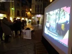 Una imagen del acto de esta tarde en el centro de la capital. /SN