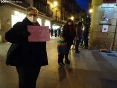 Una imagen del acto de esta tarde en el centro de la capital. /SN