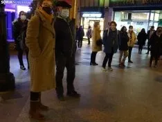 Una imagen del acto de esta tarde en el centro de la capital. /SN