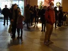 Una imagen del acto de esta tarde en el centro de la capital. /SN