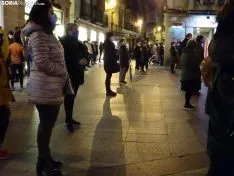 Una imagen del acto de esta tarde en el centro de la capital. /SN