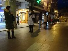 Una imagen del acto de esta tarde en el centro de la capital. /SN