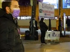 Una imagen del acto de esta tarde en el centro de la capital. /SN