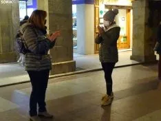 Una imagen del acto de esta tarde en el centro de la capital. /SN