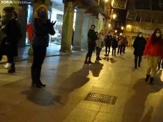 Una imagen del acto de esta tarde en el centro de la capital. /SN